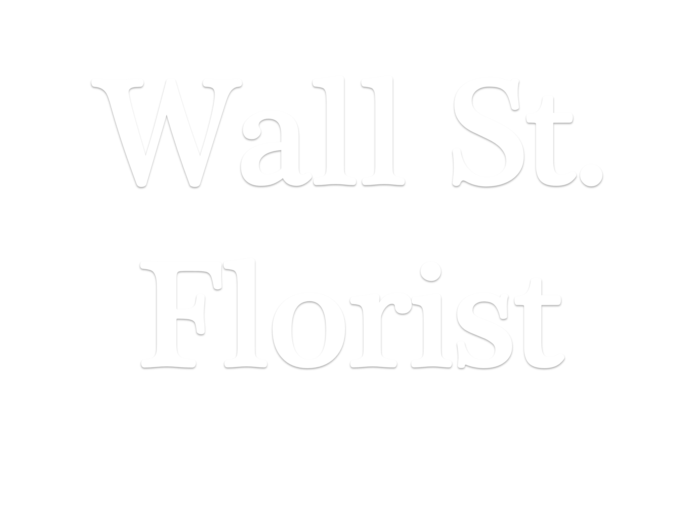 Wall St. Florist - Logo